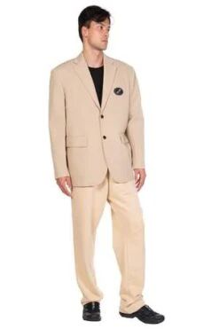 We11doneLogo Wide Jogger Pants - Beige -Grami Jean Shop we11done Logo Wide Jogger Pants Beige 20230812141459